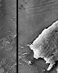 Synthetic-aperture-radar image