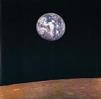 Zond-7 Photo of Earth and Moon